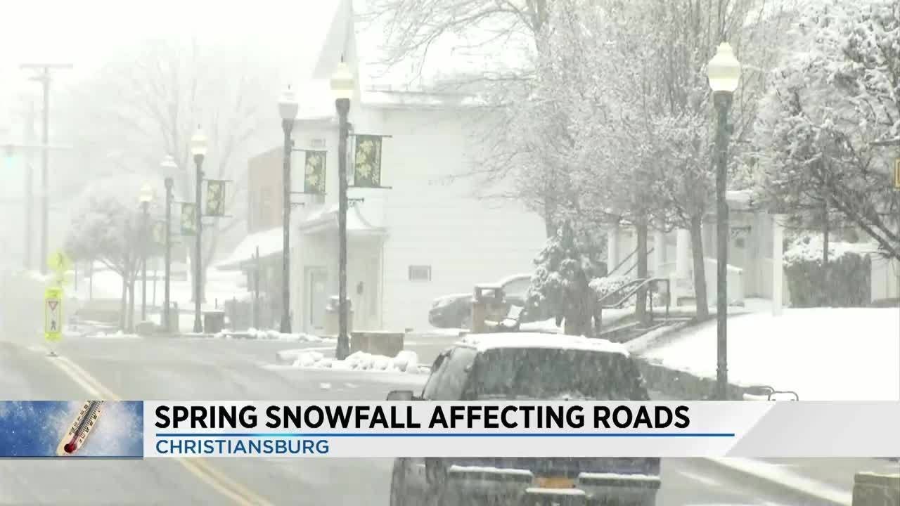 Latest on snow in Christiansburg