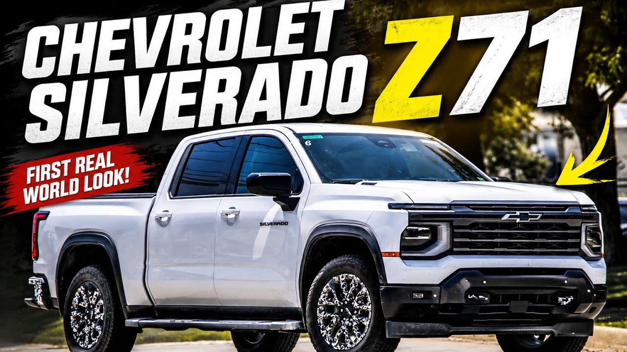 Chevrolet Silverado Z71 2027 замечен вживую! Первый взгляд шокирует фанатов пикапов!