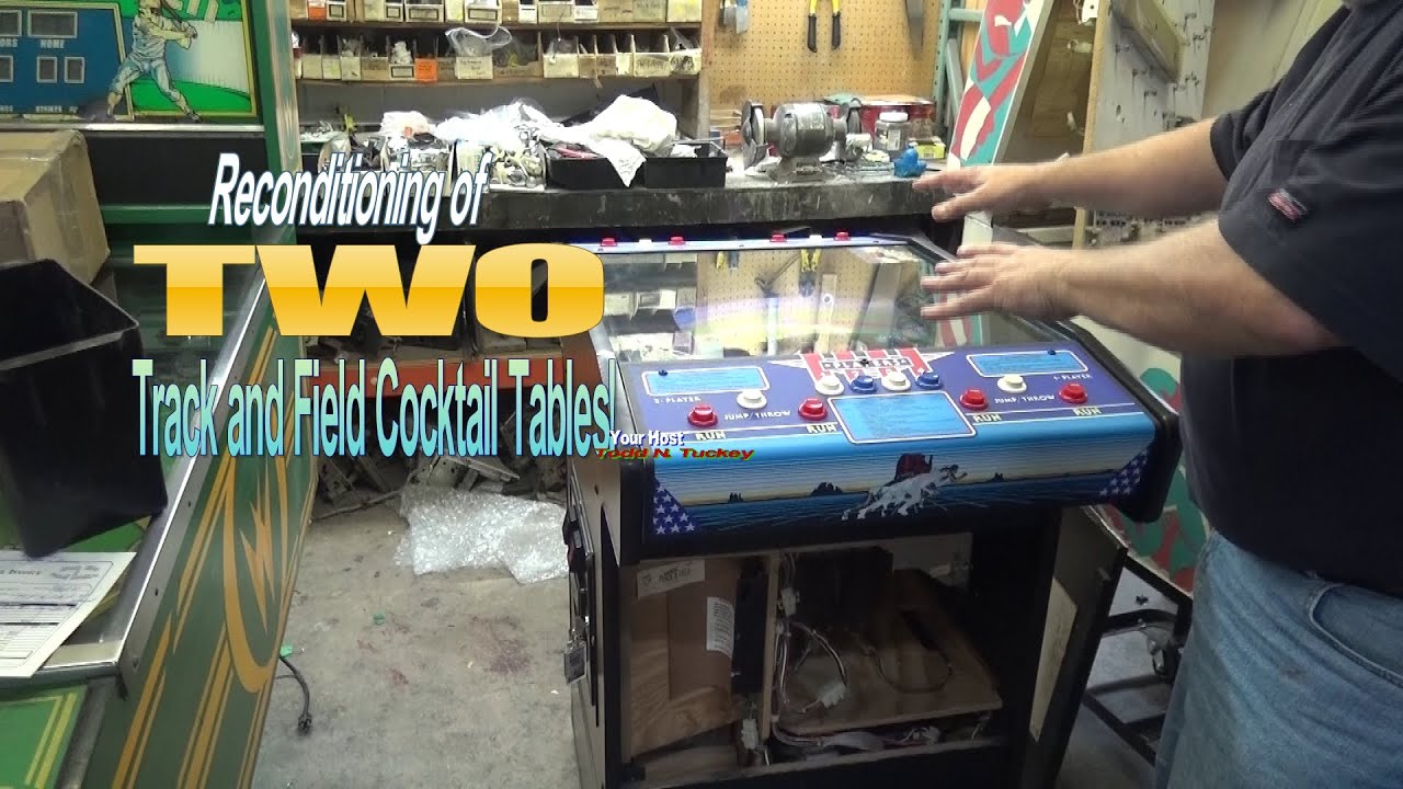 #782  Two Centuri/Konami TRACK AND FIELD Cocktail Table Arcade Video Games-RARE! TNT Amusements