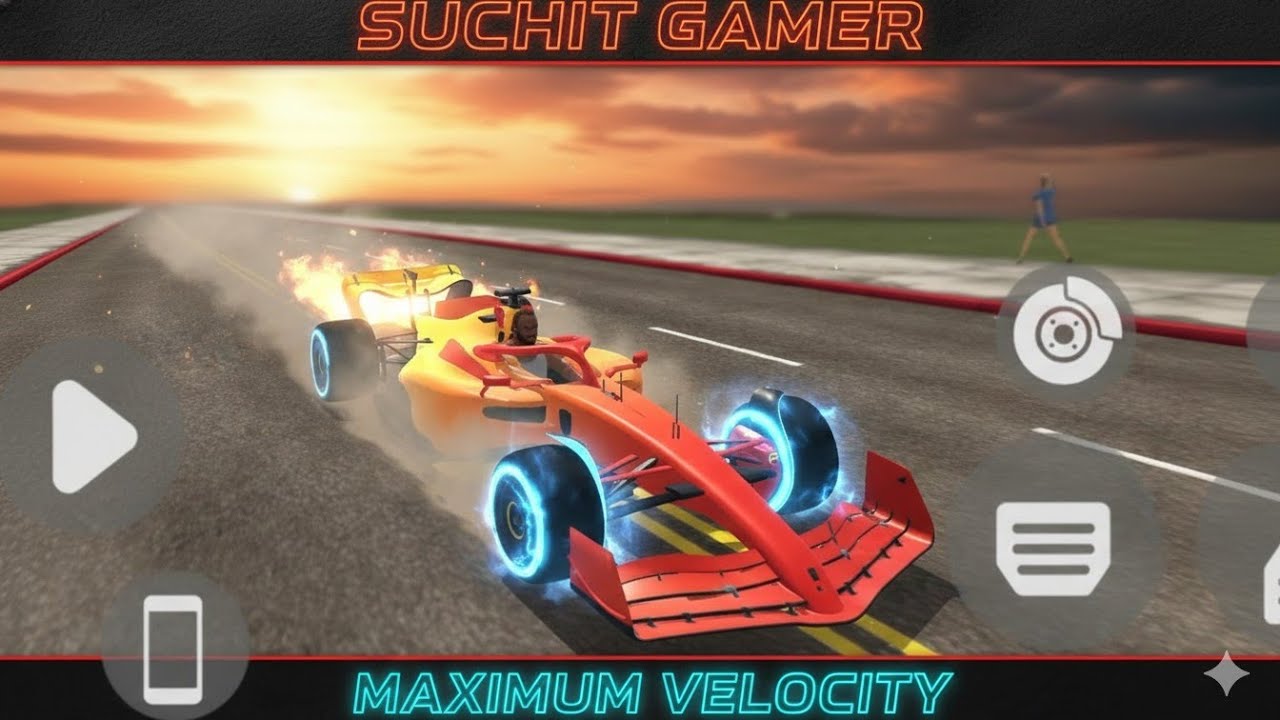 Yellow Formula 1 High Speed Drifting! 🏎️💨 | पीली F1 कार का जादू