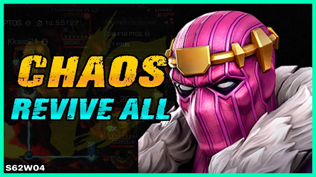 S62W04: CHAOS VS REVIVE ALL | ZEMO ES SIMPLEMENTE EL GOAT |&nbsp;MCOC