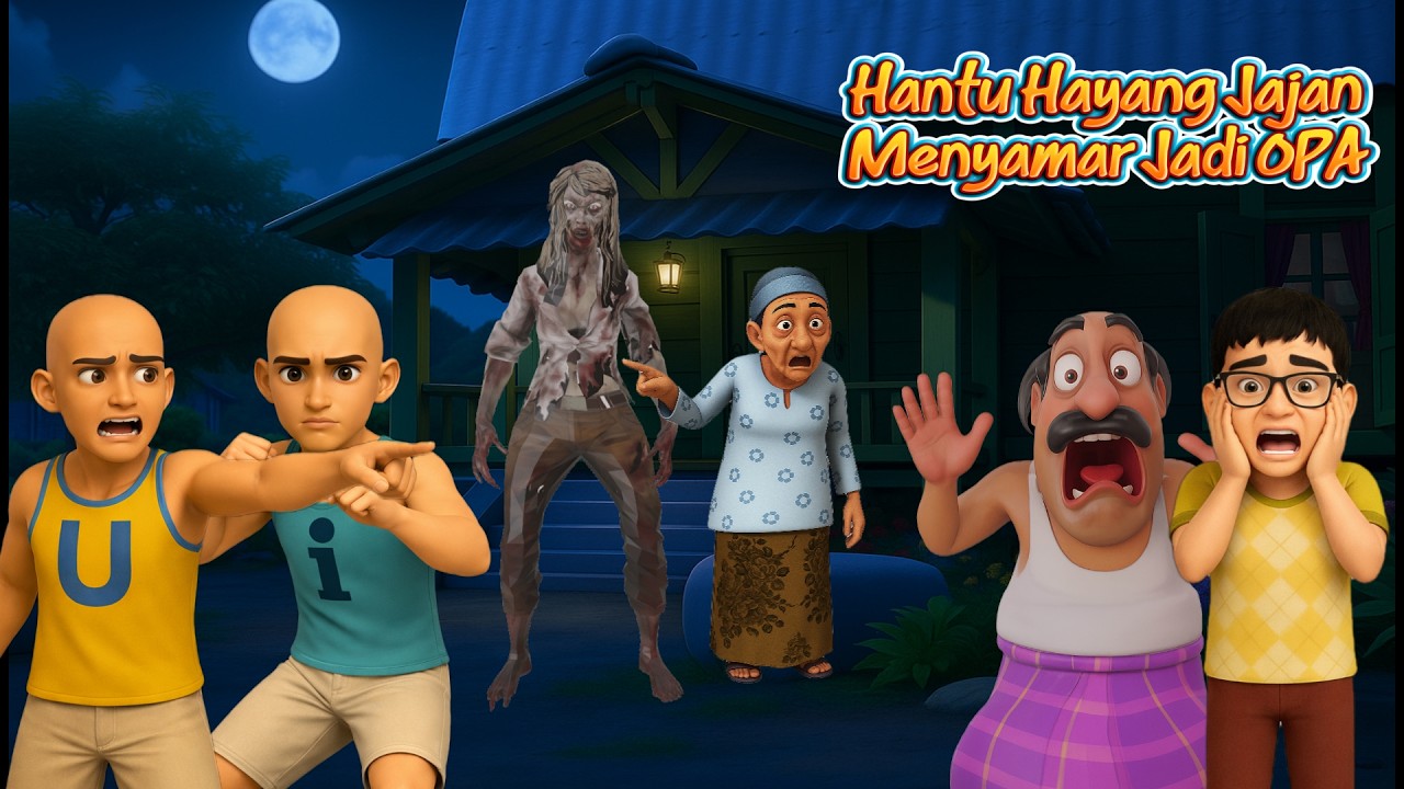 full Episode Upin Ipin Hantu Hayang Jajan Berubah Wujud menyamar Jadi Opa!