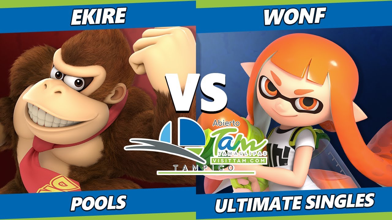 Abierto Tampico - Ekire (Falco, Donkey Kong) Vs. Wonf (Inkling) SSBU Ultimate Tournament
