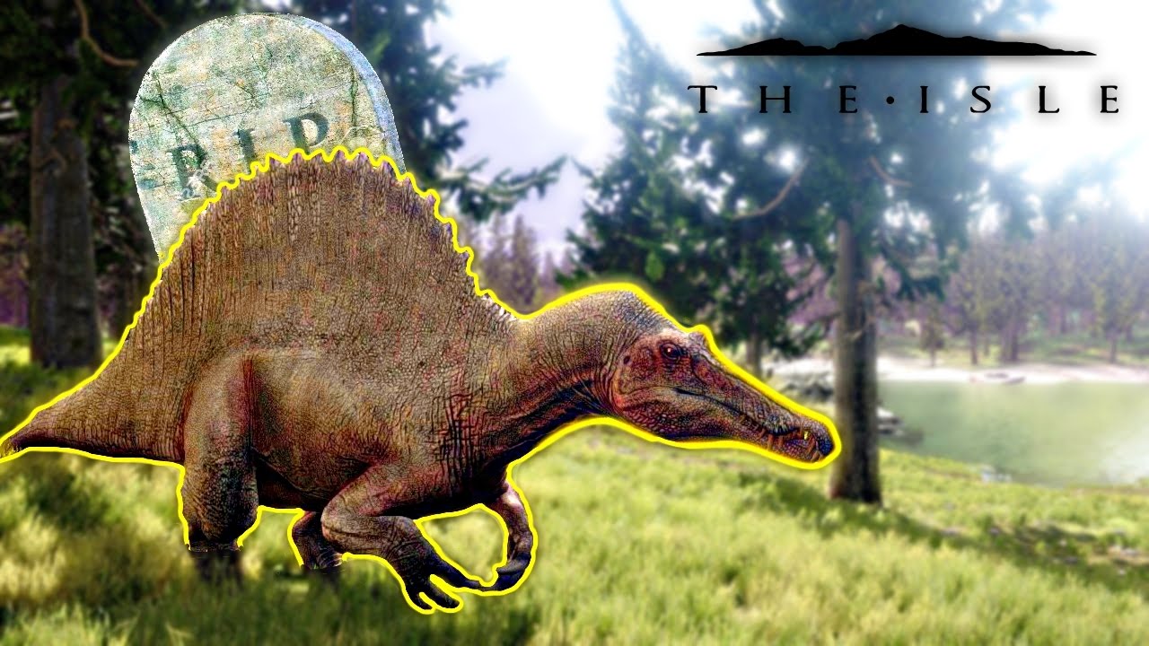 The Isle - THE END OF MY SPINO?, SPINO BEST STALKING DINO, HUNTING SHANTS FIGHTING CARNOS - Gameplay