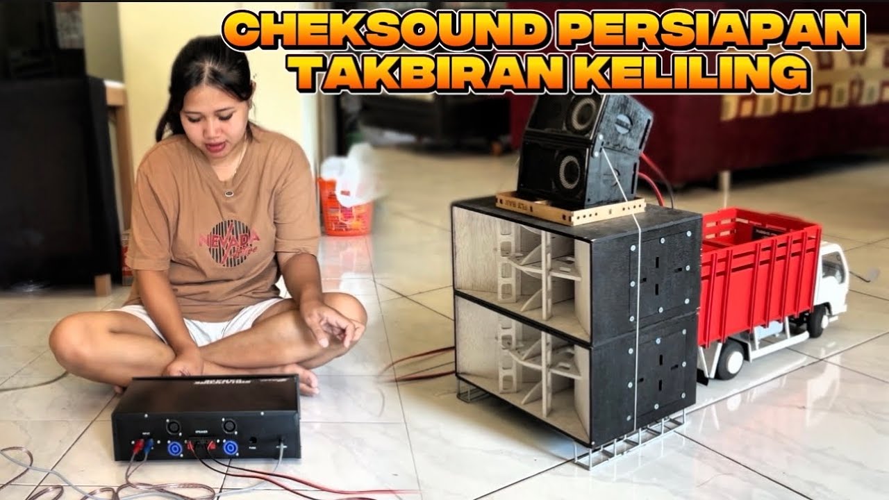 PERSIAPAN TAKBIRAN KELILING BAWA SOUND MINIATUR 