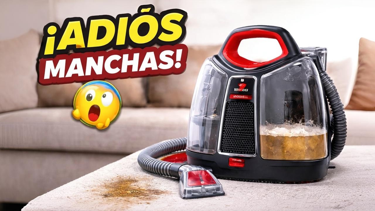 La Mejor Aspiradora para Tapicerías  ¿Vale la Pena la BISSELL SpotClean ProHeat