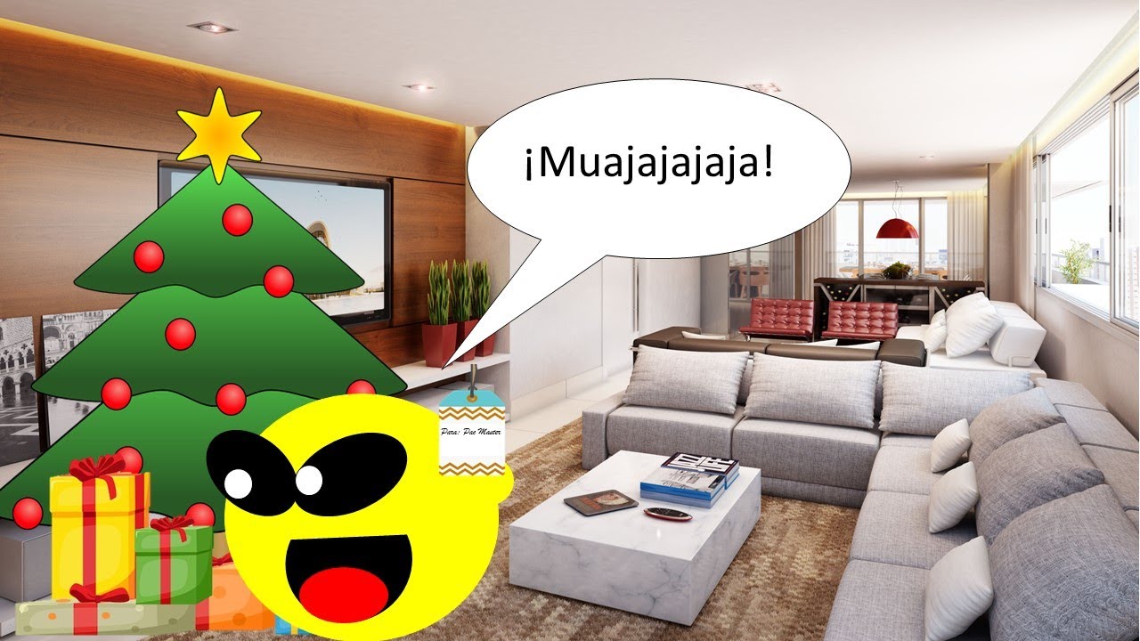 Pac Boy cambia las etiquetas de los regalos que trajo Santa y es castigado #navidad