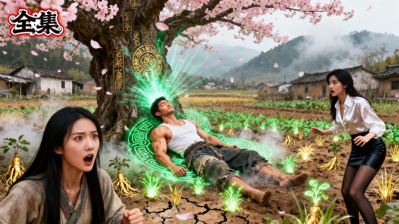 傻子意外喚醒神木，成為古藥族傳人！抬手點化萬物，荒地種出包治百病的極品草藥，美艷嫂子、女老闆全都跪求他出手！