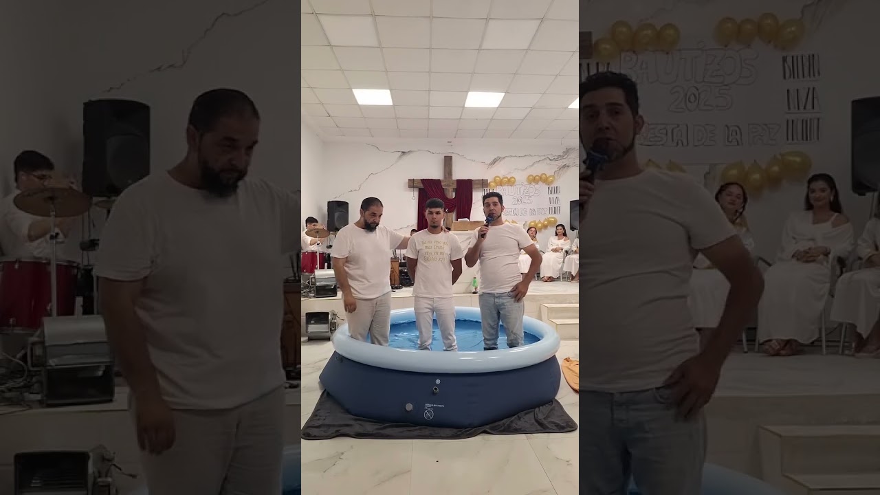 Bautizos iglesia de la paz Valladolid una gran BENDICION 6 JÓVENES PARA CRISTO