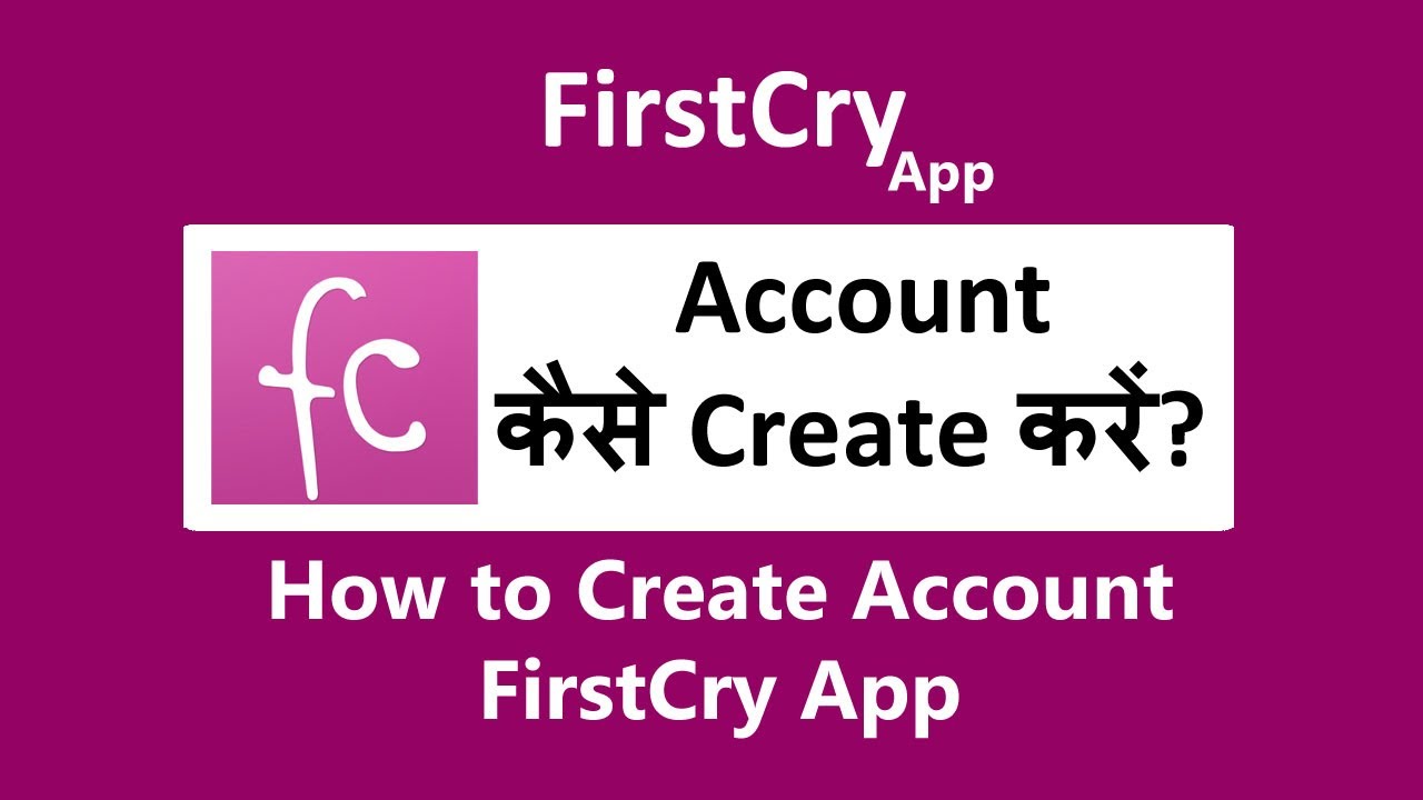 firstcry app par account kaise banaye | How to create account firstcry app