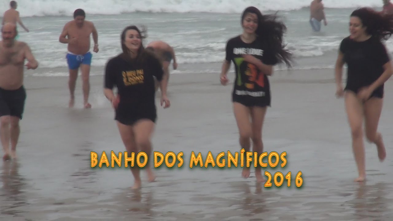 BANHO DOS MAGNÍFICOS 2016, 1º BANHO DO ANO, PRAIA DA BARRA