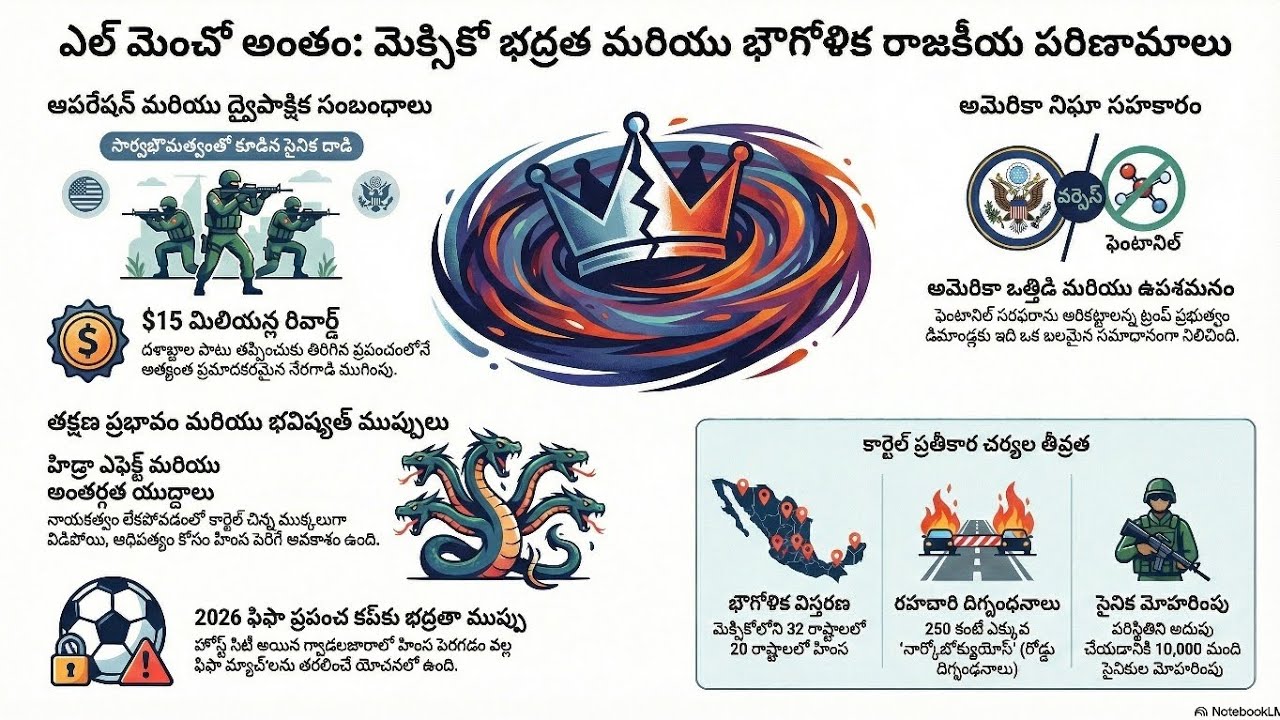 ఎల్ మెంచో మరణం: మెక్సికో కార్టెల్ సామ్రాజ్యం అంతం ఎలా జరిగింది?