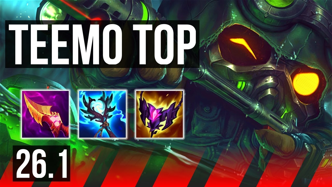 TEEMO vs YONE (TOP) | Good KDA: 15/1/7, 57K damage | NA Challenger | 26.1