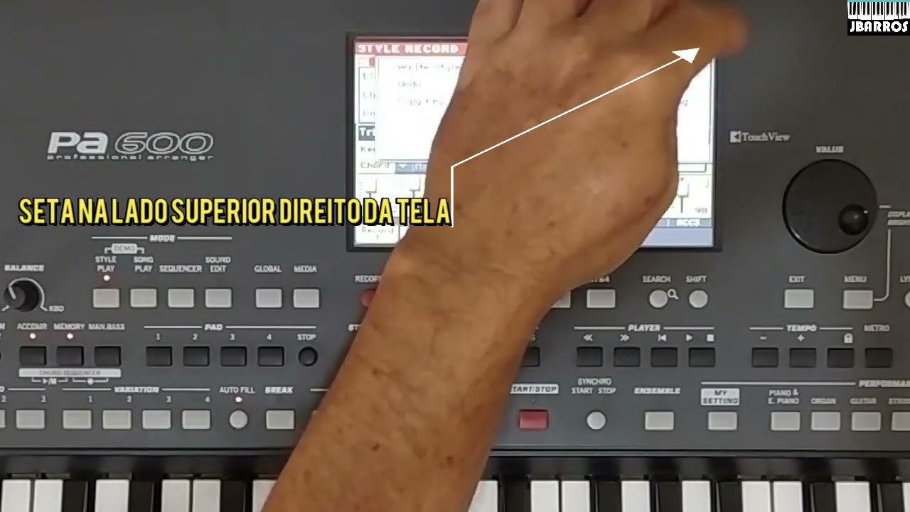 Como Editar Um Ritmo No Teclado Korg PA 600