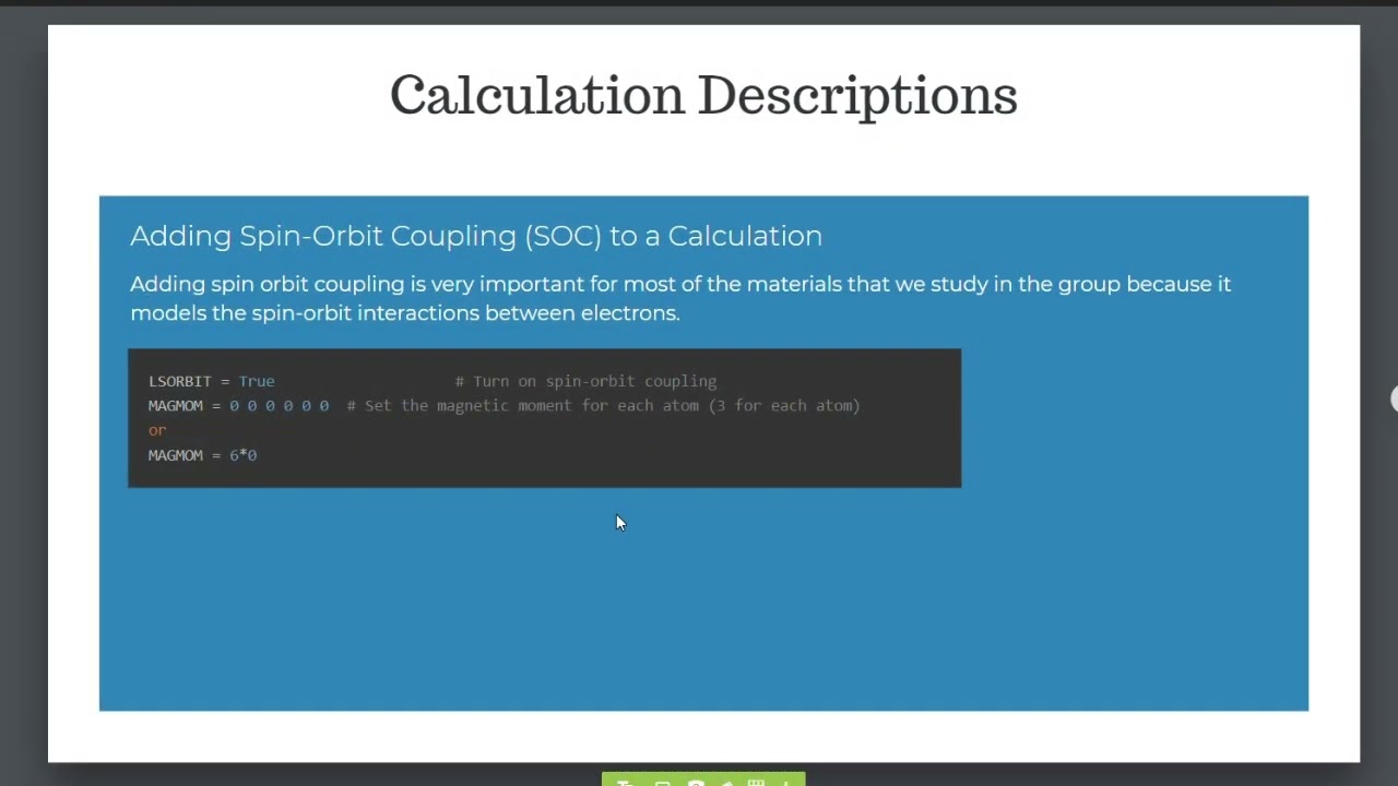 DFT Calculations Basic Training