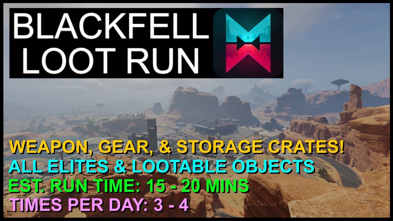 Once Human - Blackfell Fallen Zone Loot Run - ALL locations for Crates, Objects, & Elites!