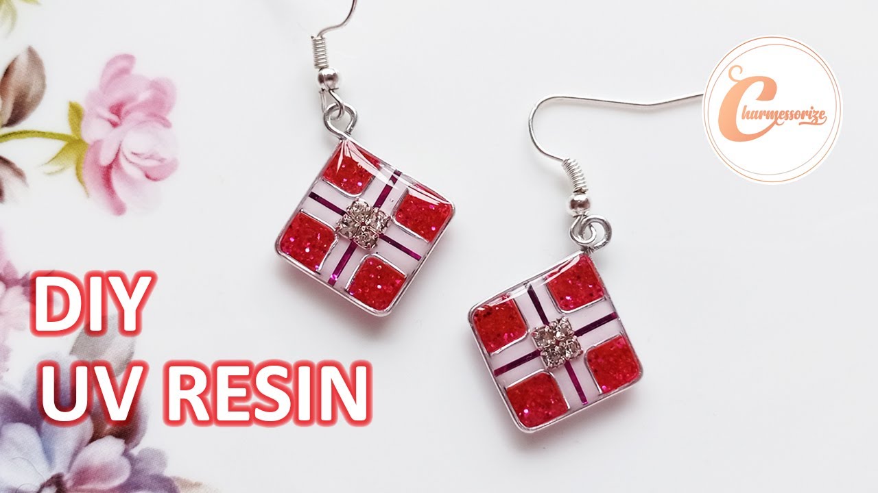 UV レジン | DIY UV Resin Craft & Accessories With Glitters| HOW TO MAKE AN UV RESIN JEWELRY? |