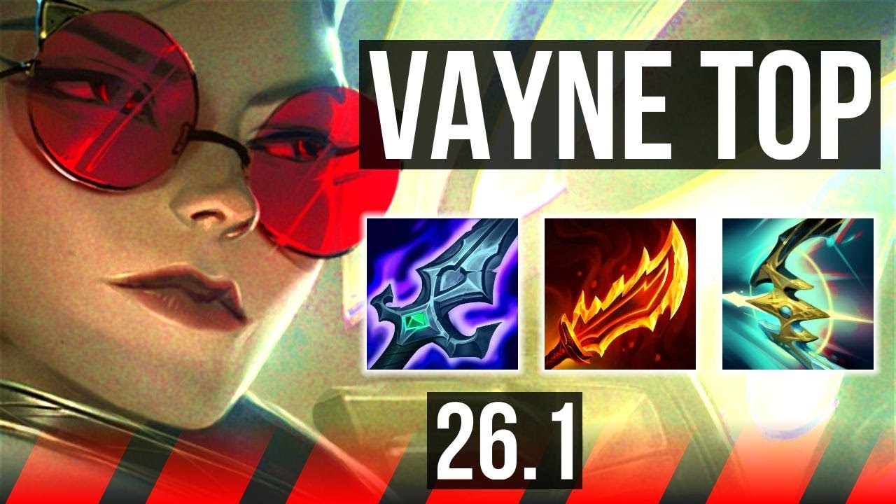 VAYNE vs RENEKTON (TOP) | Good KDA: 11/2/6, 44K damage | EUW Master | 26.1