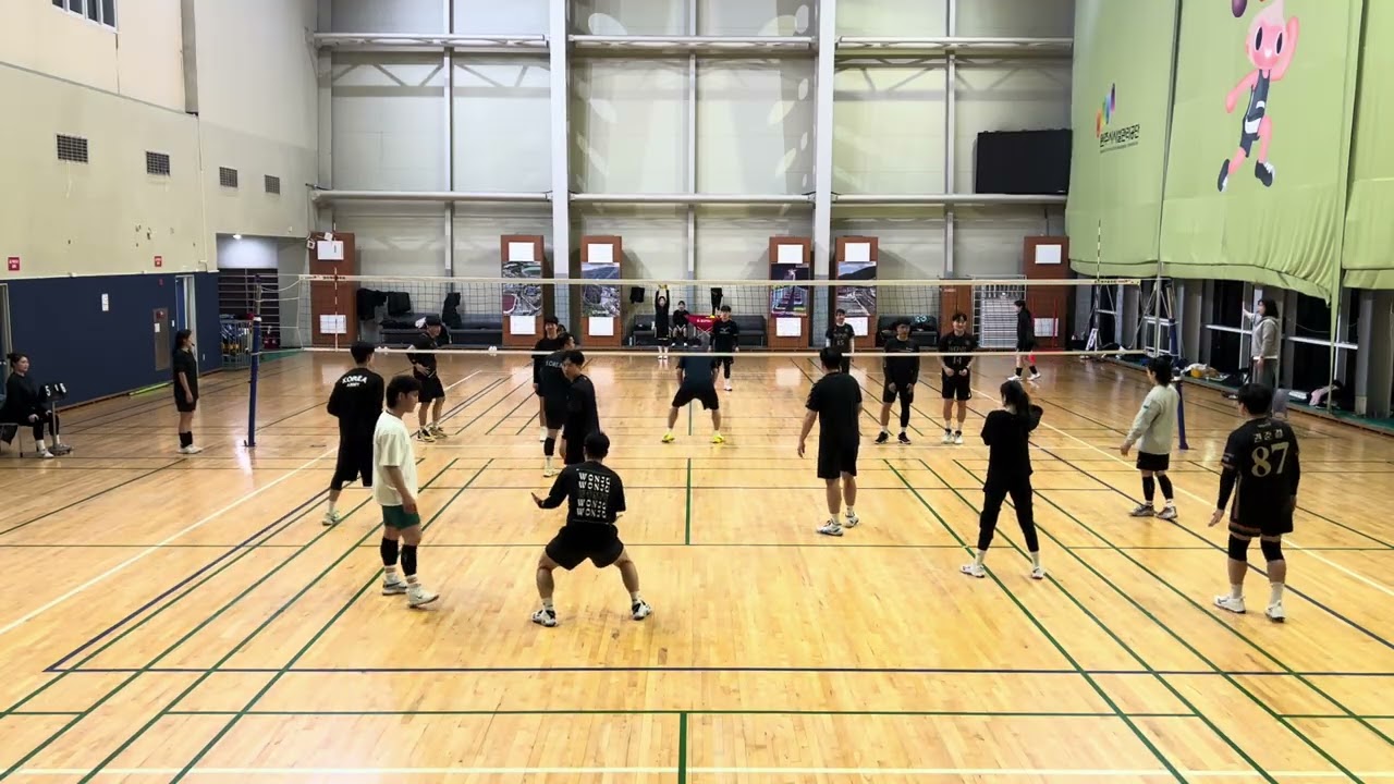 26.02.04.수 원주배구동호회 남자네트 연습경기 1세트