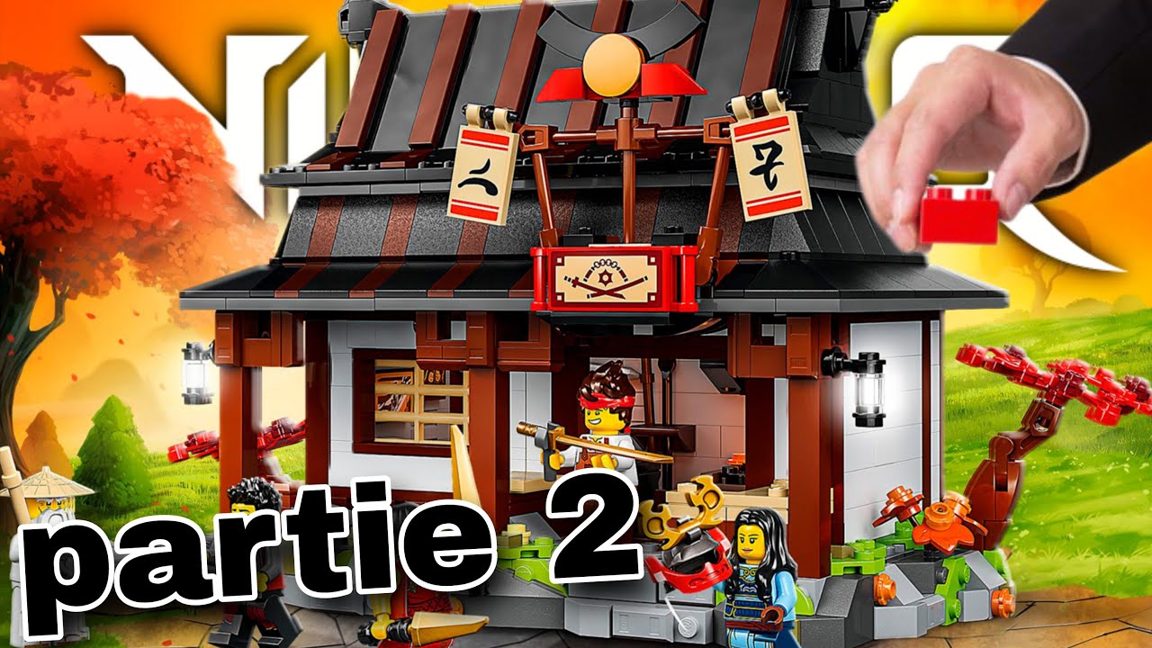 71858 Construction Ninjago Legacy : la forge des quatre armes : PARTIE 2 ( finale )