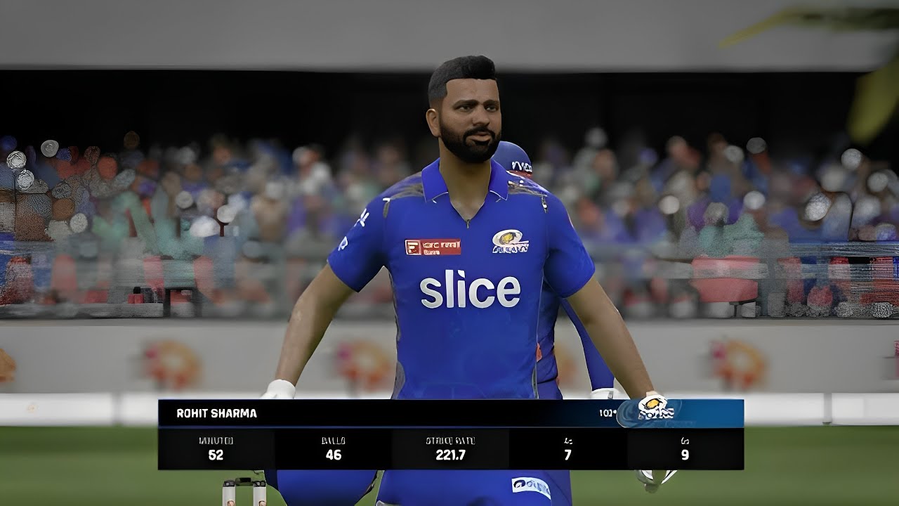 Cricket 24 New Batting Style Shots of Rohit Sharma's 50 of 21 balls.