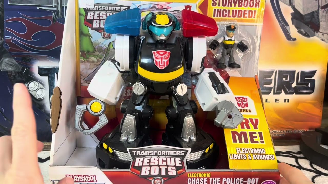 Transformers Rescue Bots Chase the Police Bot