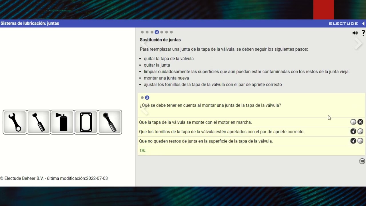 SISTEMA DE LUBRICACIÓN JUNTAS ELECTUDE