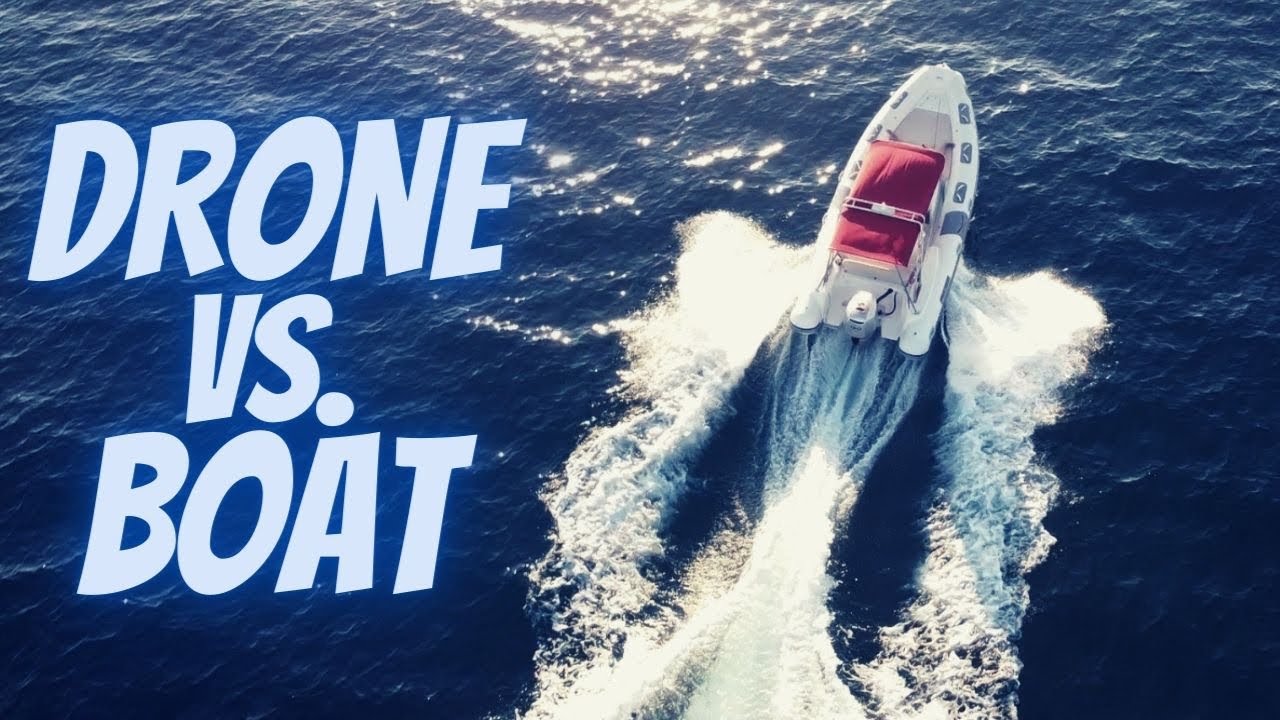 DJI Mavic Mini Drone VS. Boat Powered By Honda BF 150 HP Outboard Engine - Race Like No Other
