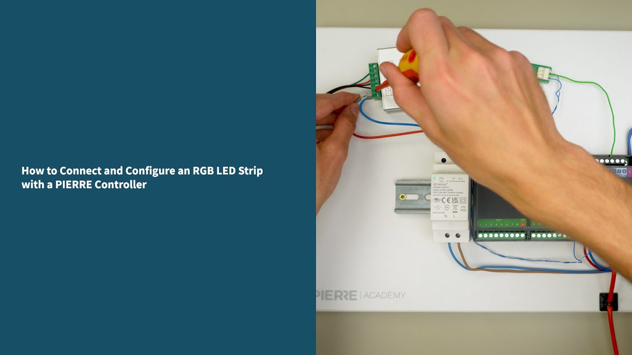 PIERRE Academy: How to Connect and Configure an RGB LED Strip with a PIERRE Controller
