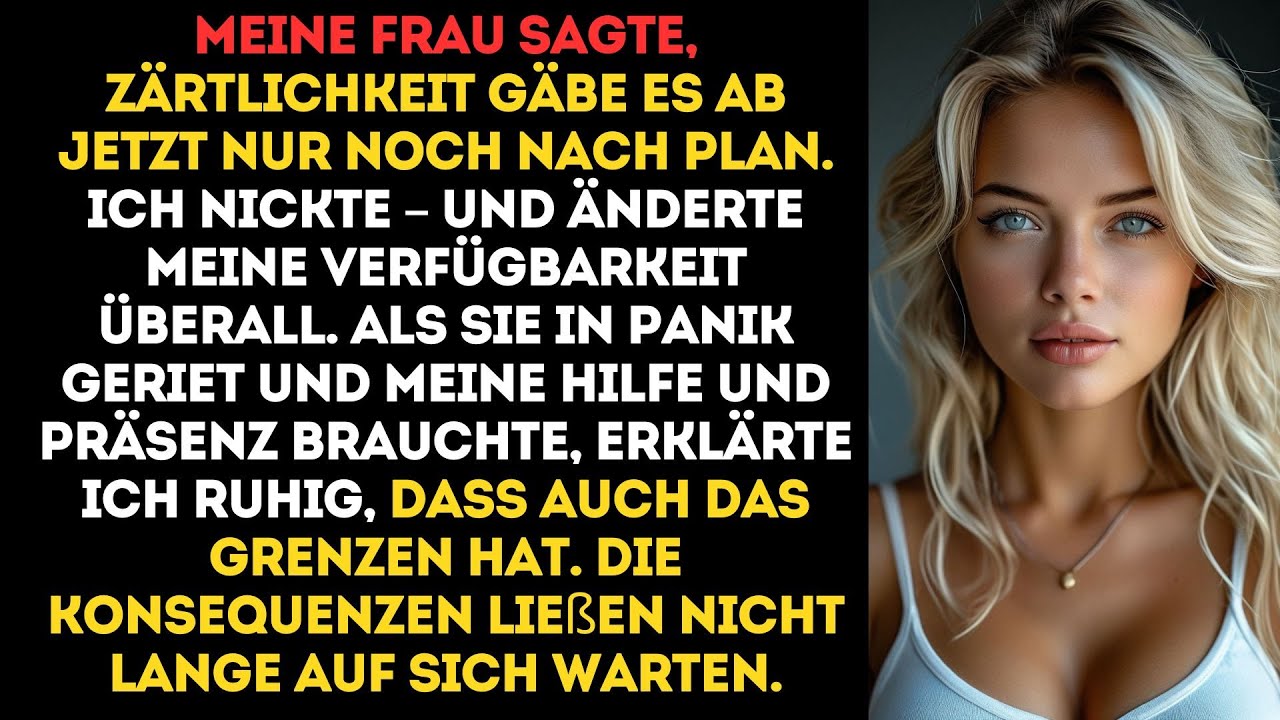 Sie wollte unsere Nähe TERMINIEREN – doch meine KLAREN Grenzen drehten alles in Sekunden.
