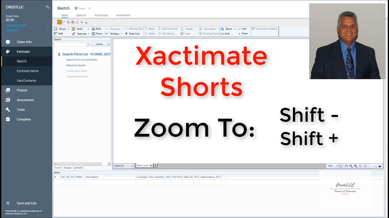 Xactimate Shorts -  Zoom To Shortcuts