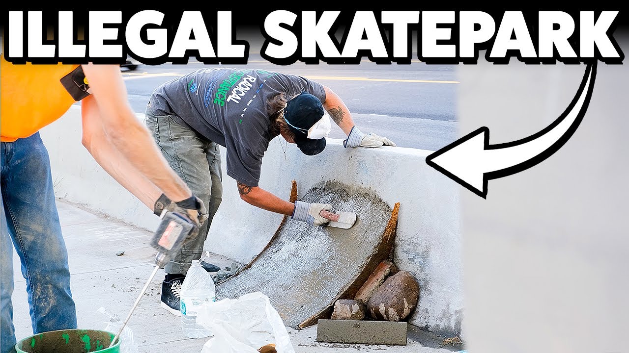 Skaters Make DIY Skatepark