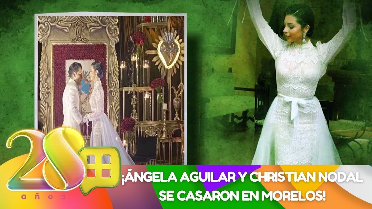 &iexcl;&Aacute;ngela Aguilar y Christian Nodal se casaron! | Programa 25 de julio 2024 | Ventaneando