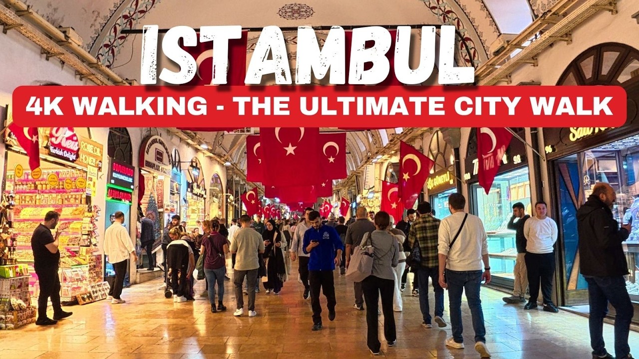 I Walked Entire ISTAMBUL So You Don't Have To | 4k Complete Tour 🇹🇷