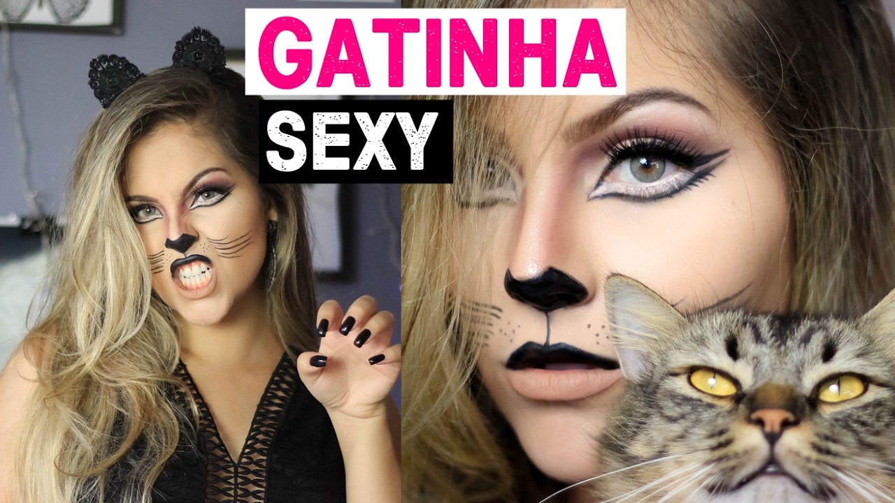 Make GATINHA SEXY - improvise sua fantasia para o carnaval - Gabriela Capone