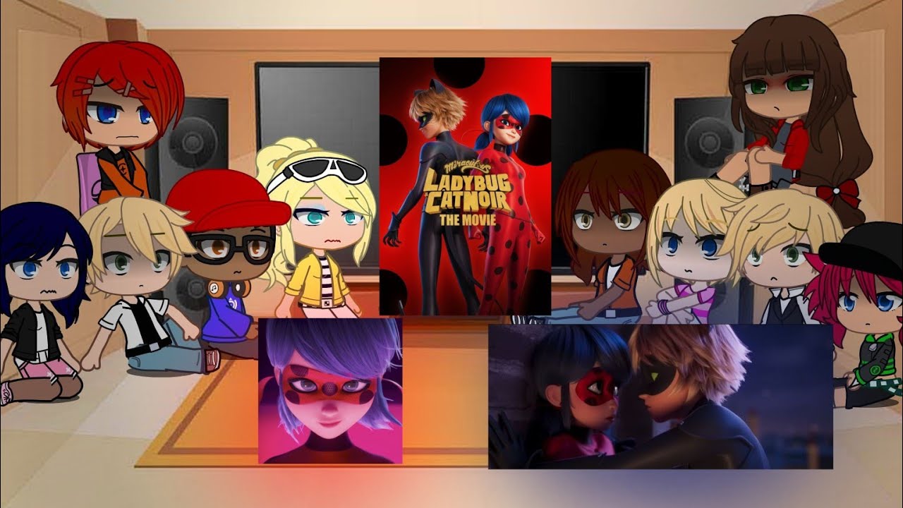 MLB // Miraculous Ladybug // reacts to The Movie edits