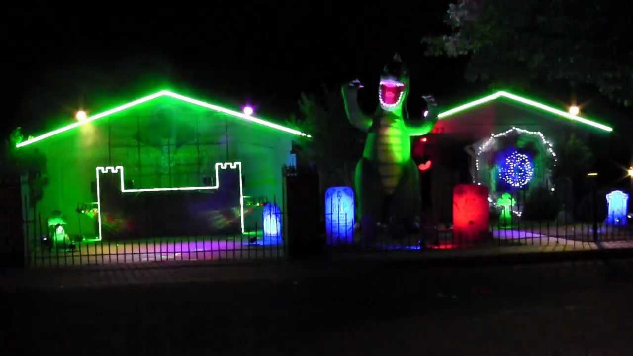 2012 Halloween Light Show 