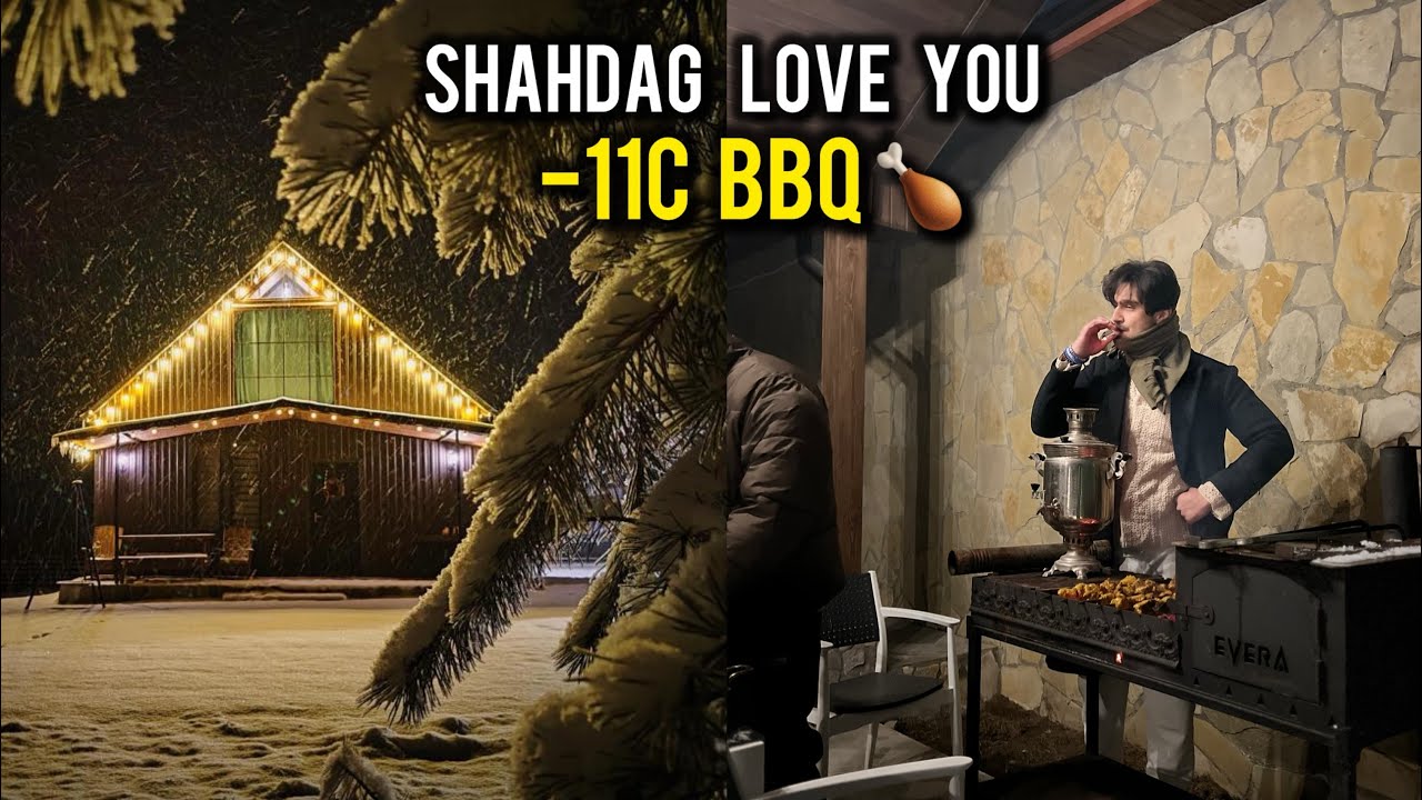 Scenic views + Mountain cabanas + BBQ nights - Living my best life in Shahdag 🏔️ ❄️