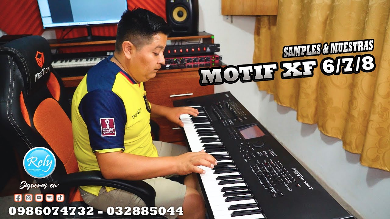 Muestras y Samples Yamaha Motif XF 6/7/8 Rely Producciones ✔2024