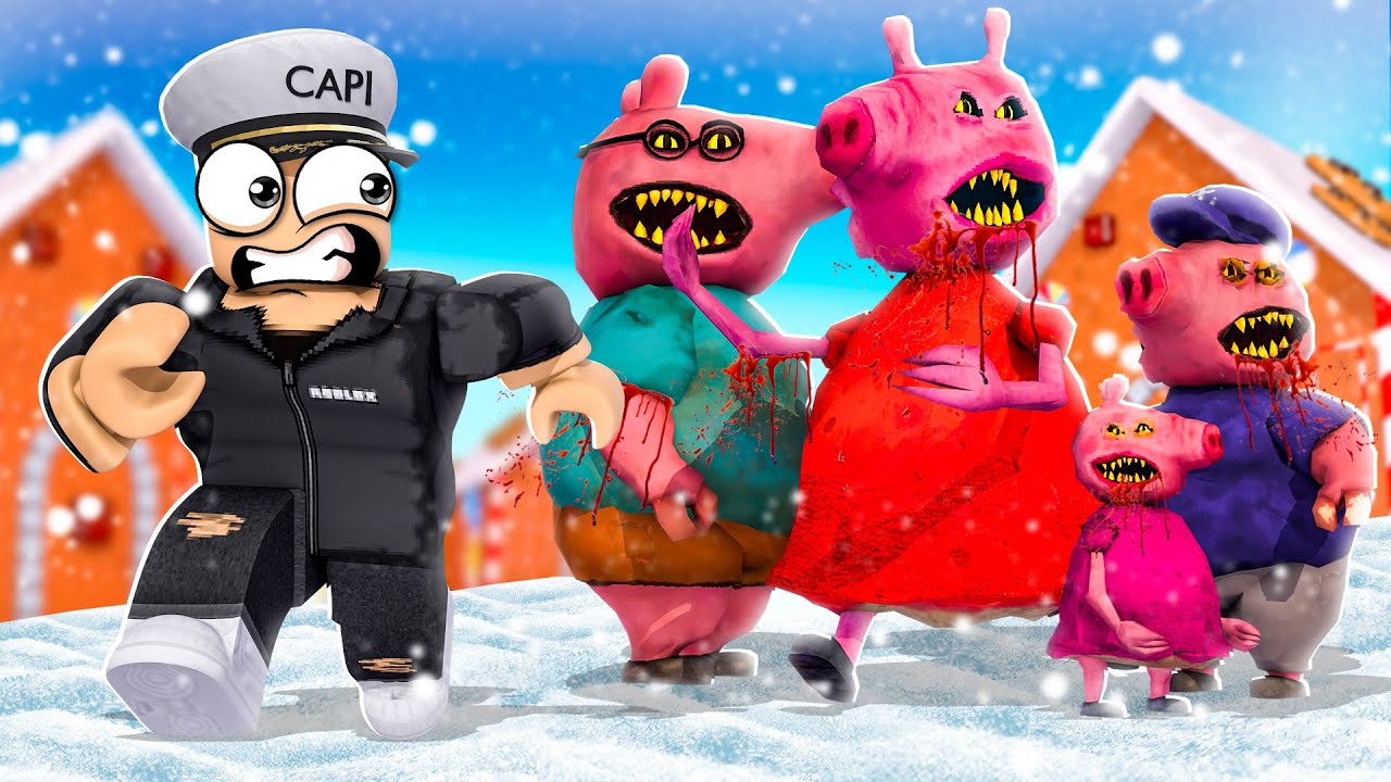 HUNGRY PIGS FOUND ME IN ROBLOX