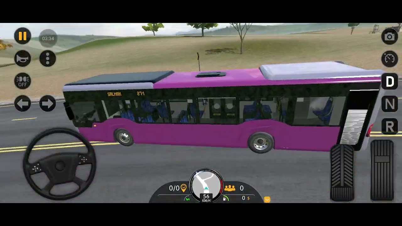 Bus simulator game #drivinggame #gaming 