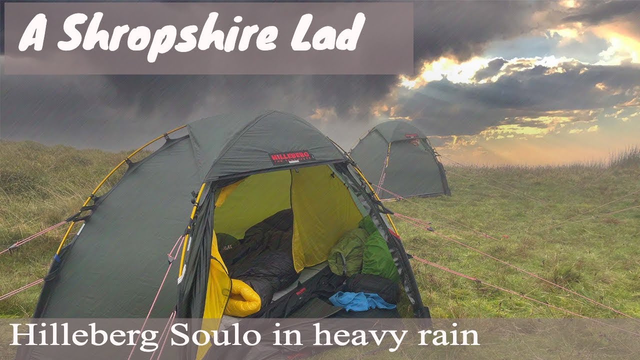 Wild Camping in Heavy Rain with Hilleberg Soulo