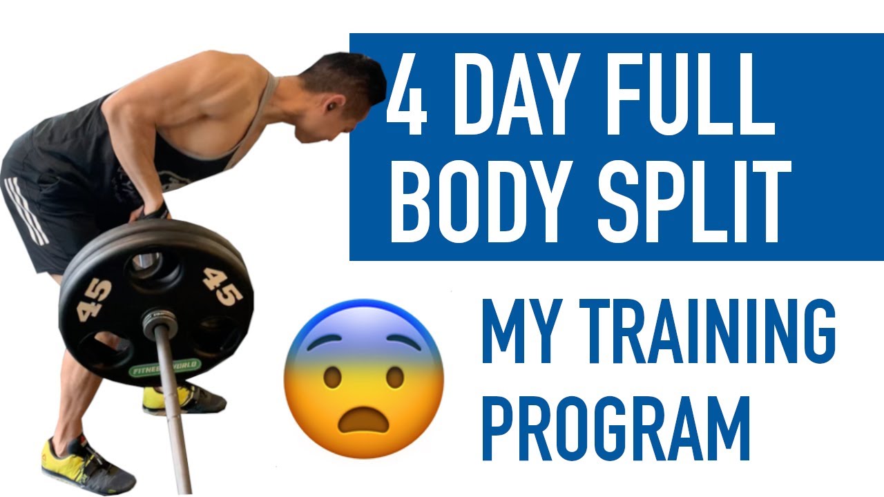 My FULL BODY SPLIT | 4 Day Hypertrophy Program Explained (Advanced)