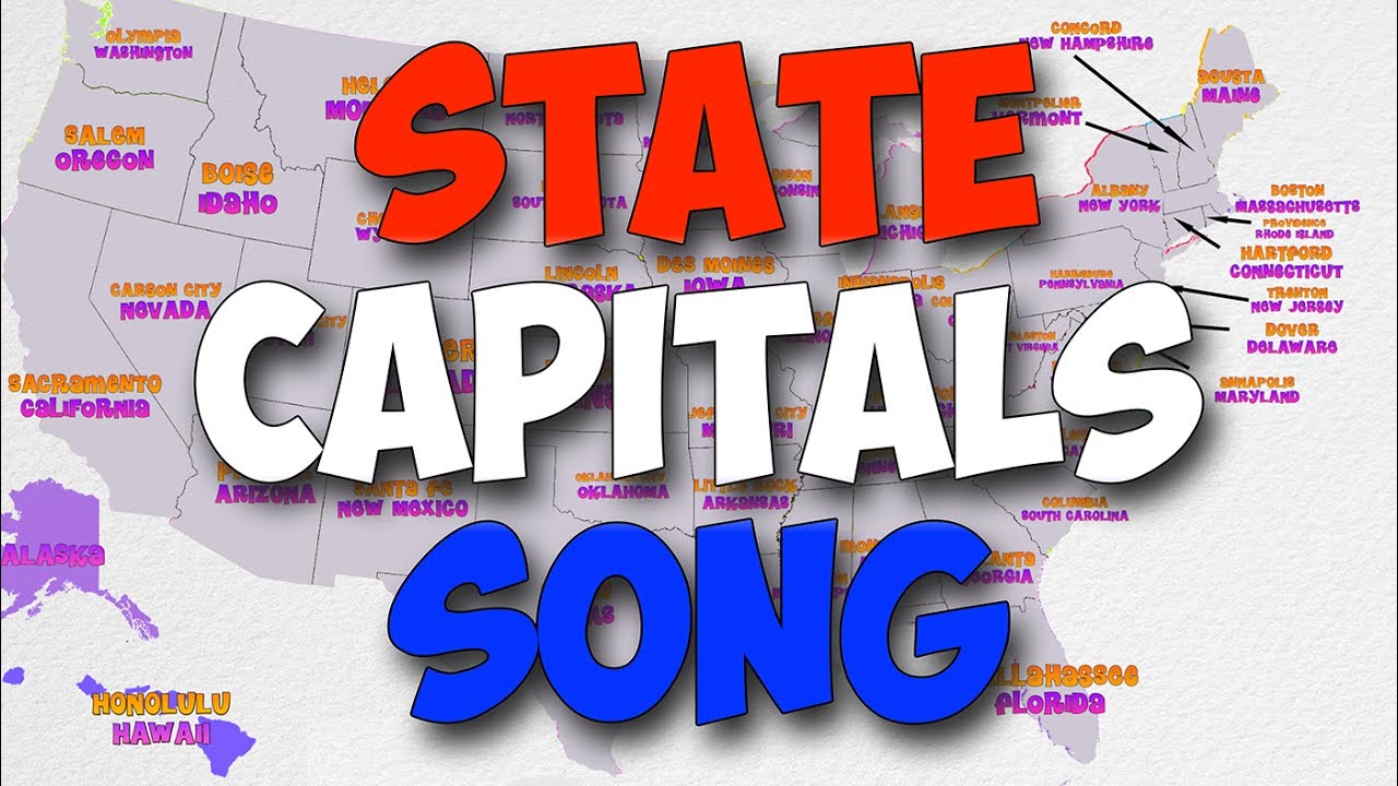 50 State Capitals: Names and Locations!