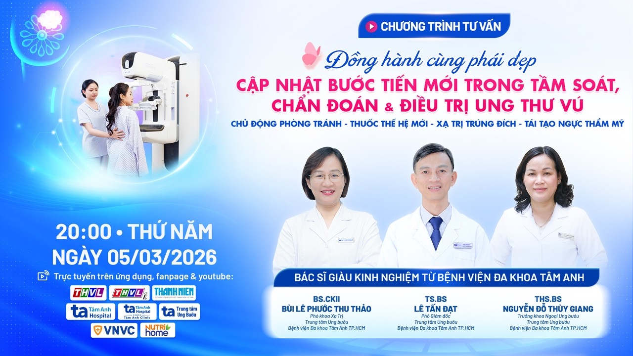 🔴TVTT: Đồng hành cùng phái đẹp - Cập nhật bước tiến mới trong tầm soát, chẩn đoán và điều trị UT vú