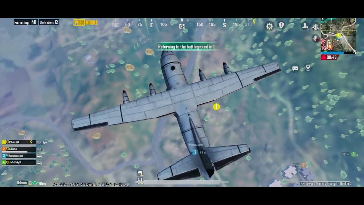 Landing in pochinki ..