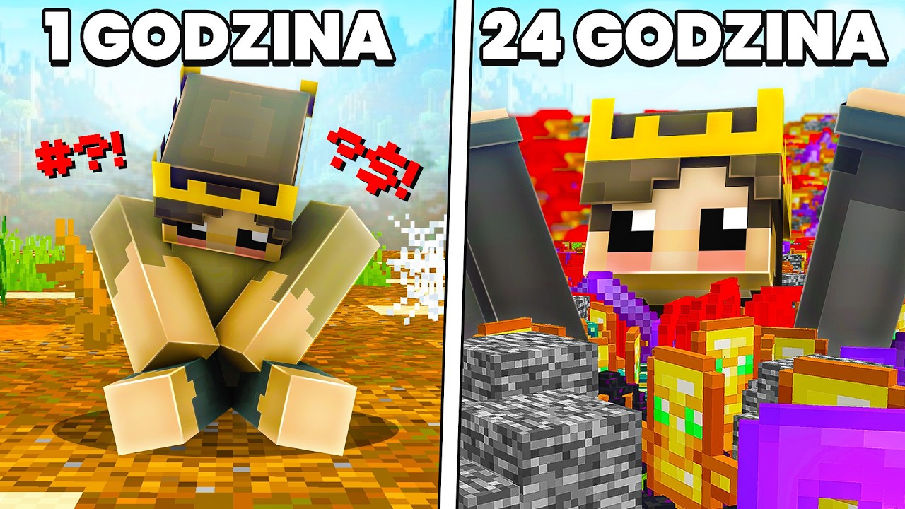 24H na SCAM SERWERACH w MINECRAFT
