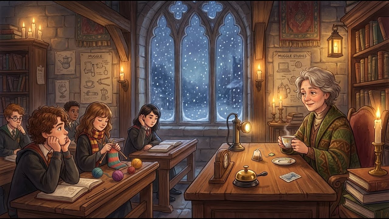 Muggle Studies at Hogwarts: Magical Lessons | A Calm Harry Potter Sleep Story To Fall Asleep To