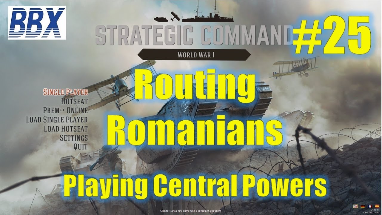 Strategic Command World War 1 | EP25 | Routing Romanians