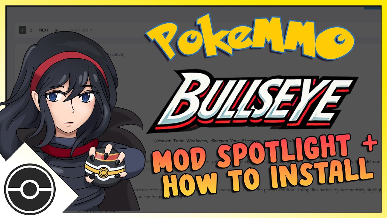 This Bullseye Mod Is Amazing! | PokeMMO Mod Spotlight & How To Install